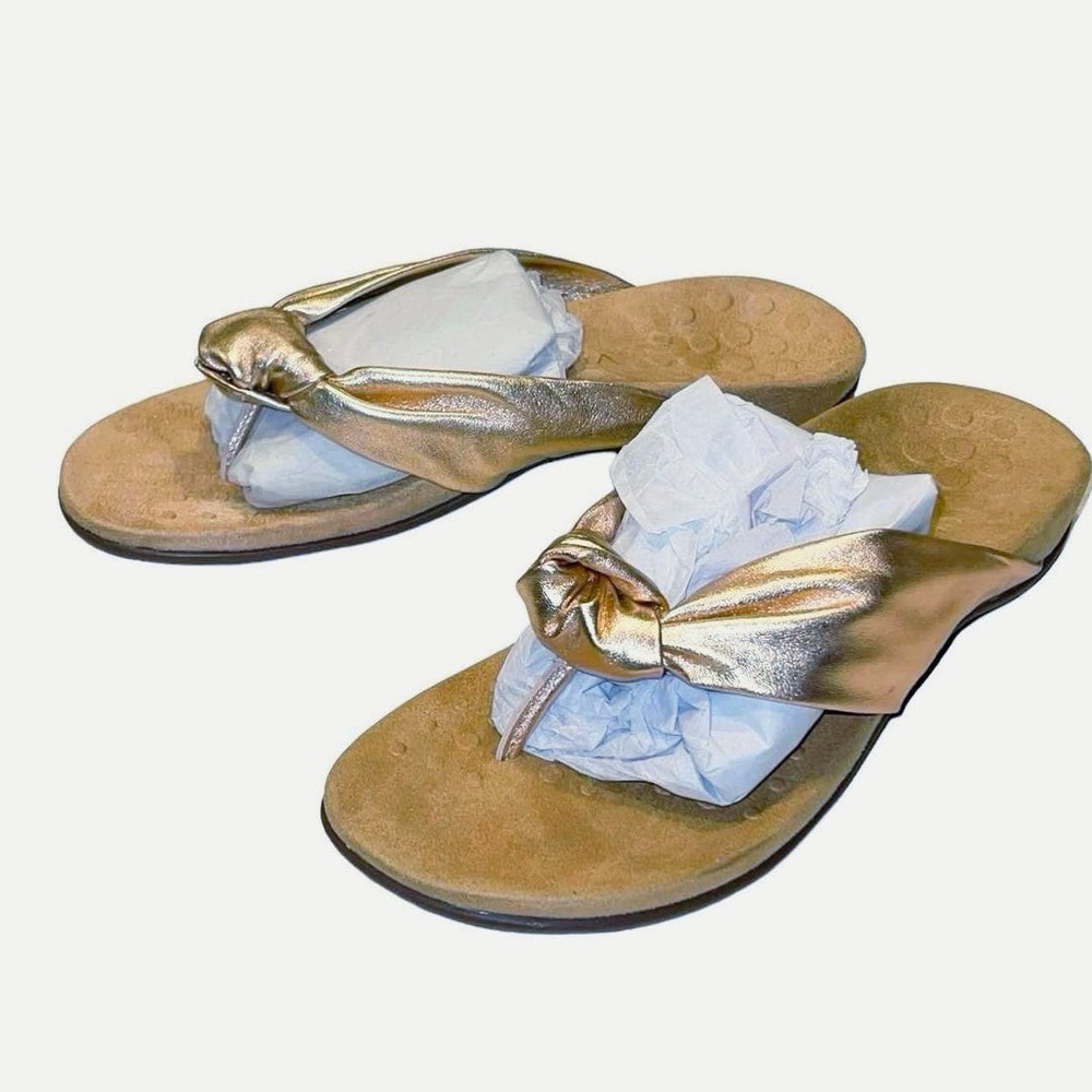 Vionic Rose Gold Sandals - Picture 3 of 10